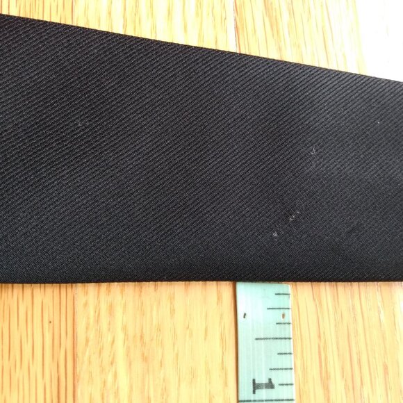 Vintage MG Roadster Cars Skinny Tie by Frame 2.5" Wide Black Embroidered Morris - Picture 8 of 16
